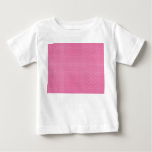 Camiseta de Bebê Rosa com Bolinhas Fofas
