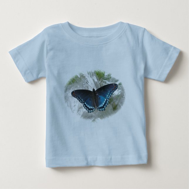 Camiseta de Bebê Roxo Vermelho (Frente)