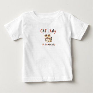 Camiseta de Bebê "Senhora dos Gatos"