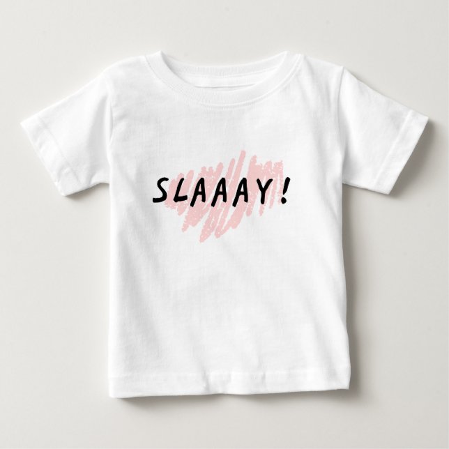 Camiseta de Bebê “SLAY” Coração Costas (Frente)