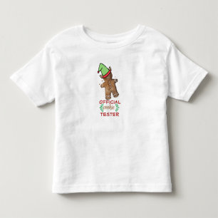 Camiseta de Bebê "Testador Oficial de Biscoitos"