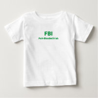 Camiseta de bebê/Toddler do FBI