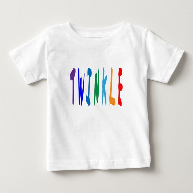 Camiseta de bebê TWINKLE (Frente)