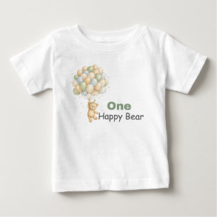 Camiseta de Bebê Urso Feliz