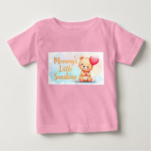 Camiseta de Bebê – Urso Teddy Fofo Gráfico menino 
