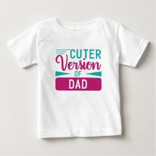 Camiseta de Bebê Versão Mais Fofa do Papai