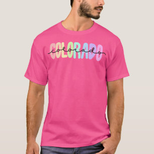 Camiseta de beisebol Colorado Colorido
