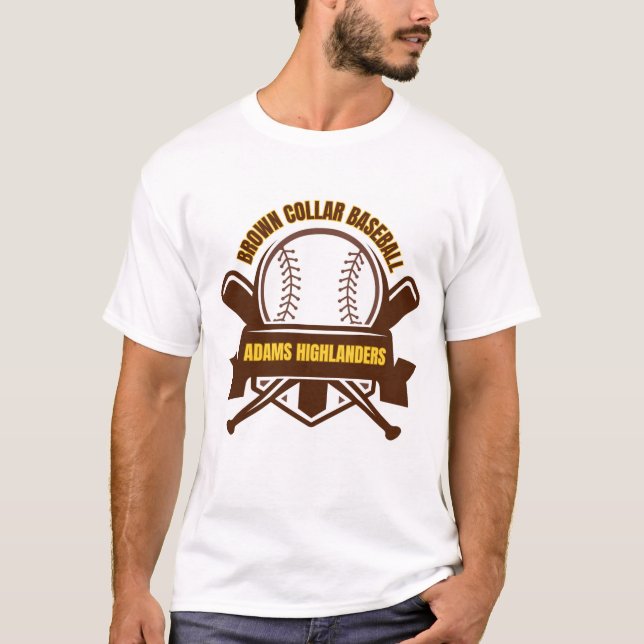 Camiseta de beisebol da Rochester Adams High Schoo (Frente)
