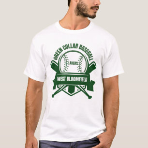 Camiseta de beisebol da West Bloomfield High Schoo