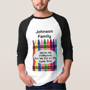Camiseta de beisebol personalizável para reunião d