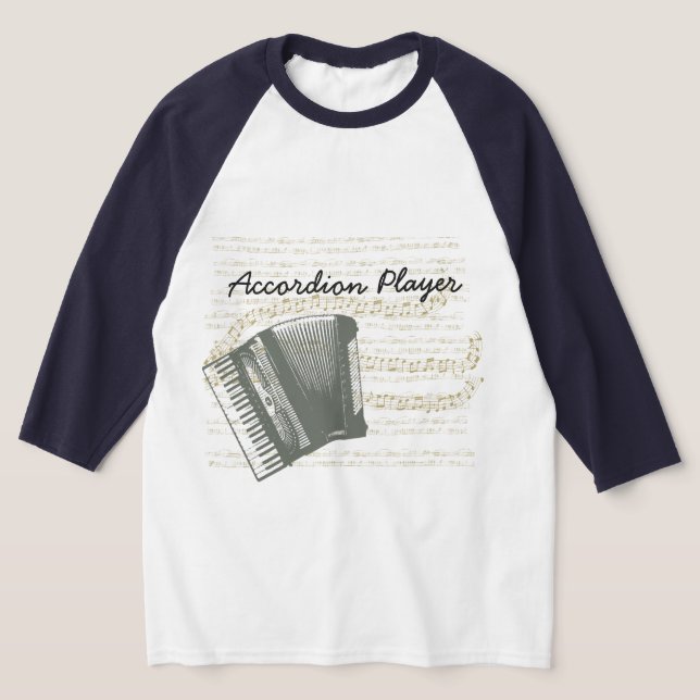 Camiseta de beisebol Raglan para tocador de acorde (Postura )