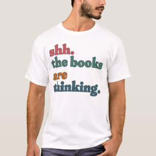 Camiseta de Bibliotecário Engraçado: Shh Os Livros