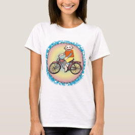 Camiseta de bicicleta de macaco de meias