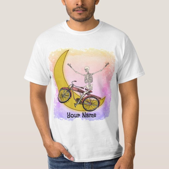 Camiseta de bicicleta esqueleto (Frente)