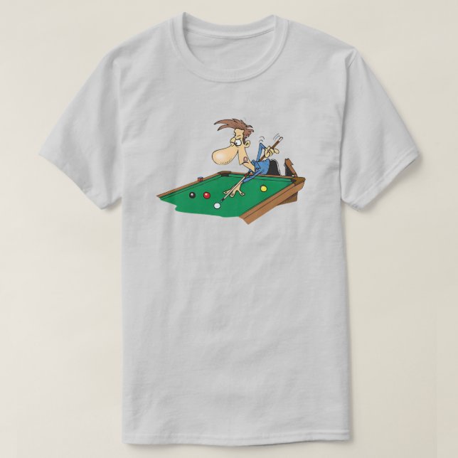 Camiseta de Bilhar (Frente do Design)