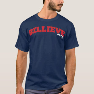 Camiseta de Billieve.org do marinho