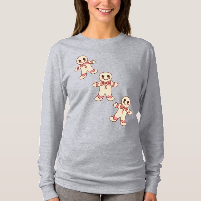 Camiseta de Biscoitos de Natal (Frente)