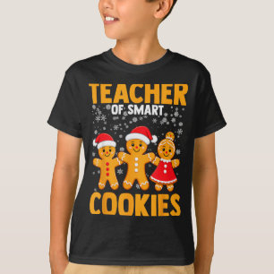 Camiseta De Biscoitos Inteligentes Pão de Mel Natal Profess