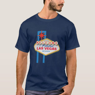 Camiseta "Dê boas-vindas sinal icónico de Las Vegas a