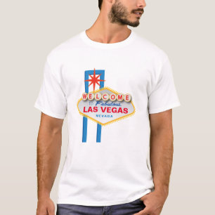 Camiseta "Dê boas-vindas sinal icónico de Las Vegas a