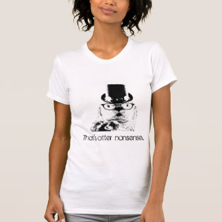 Camiseta de bobagem de lontra fofa