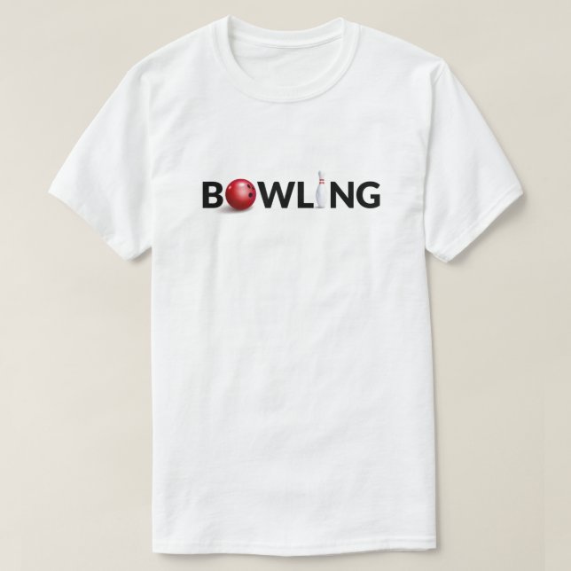 Camiseta de Boliche (Frente do Design)