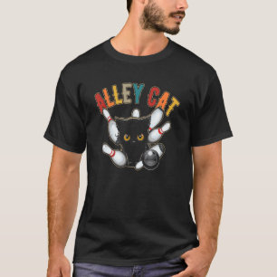 Camiseta de Boliche Retro Alley-Cat de Boliche Vin