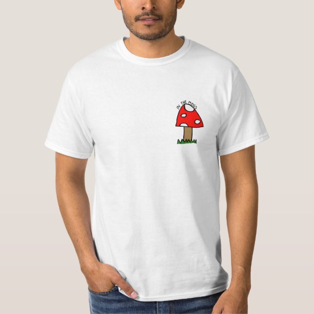 Camiseta de bolso 'No musgo' (Frente)