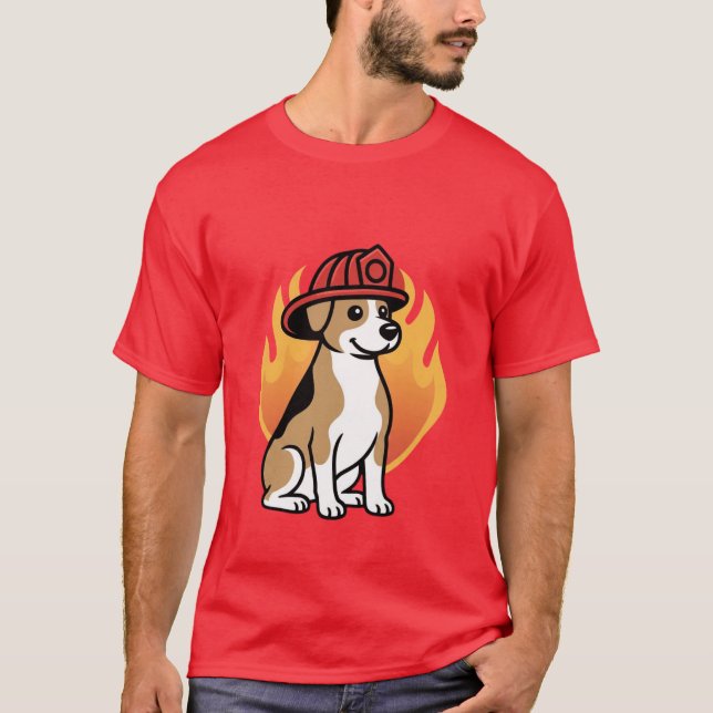 Camiseta de bombeiro (Frente)