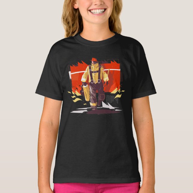 Camiseta de Bombeiro (Frente)