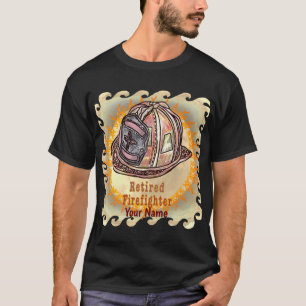 Camiseta de bombeiro aposentada
