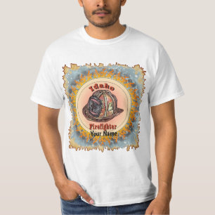 Camiseta de bombeiro de Idaho