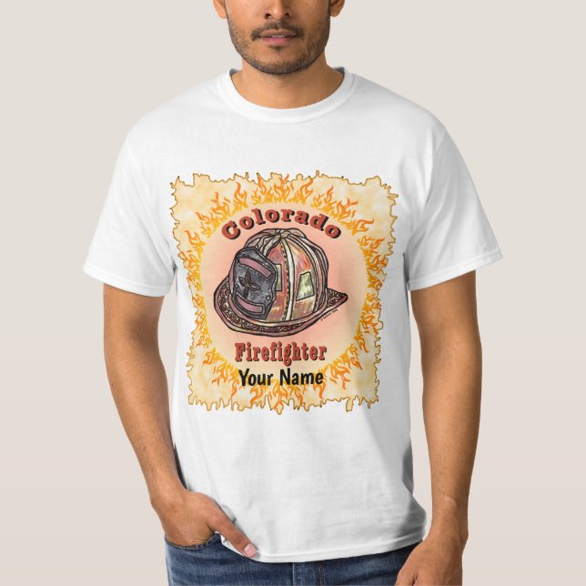 Camiseta de Bombeiro do Colorado  (Frente)