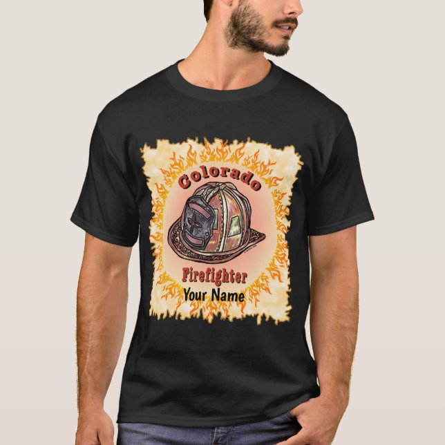 Camiseta de Bombeiro do Colorado (Frente)