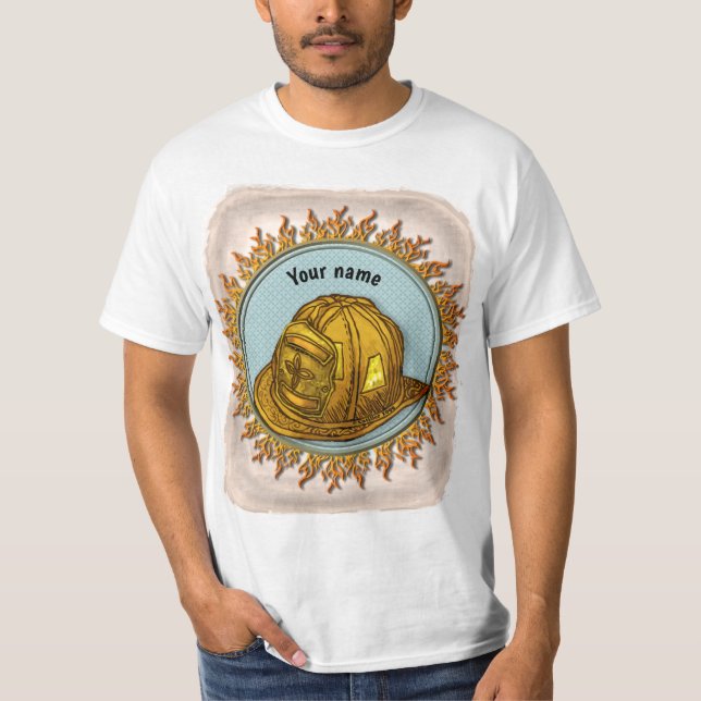Camiseta de bombeiro fiel (Frente)