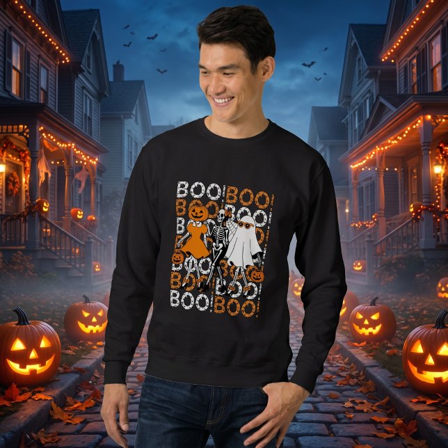 Camiseta de Boo Crew Halloween Amigos Fofos (Criador carregado)