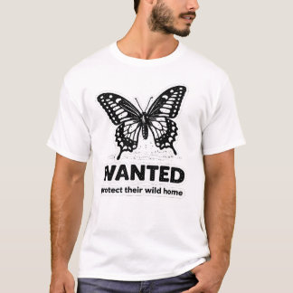 Camiseta de Borboleta Rabo de Andorinha Presente p