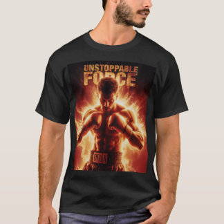 camiseta de boxe Boxe e Chamas Energia