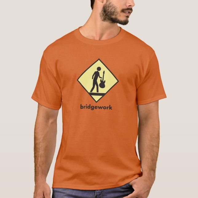 Camiseta de Bridgework "Musical Crossing" - T Escu (Frente)