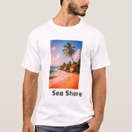 Camiseta de brisa costeira