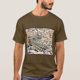 Camiseta de Brown do cobra de Gopher dos homens