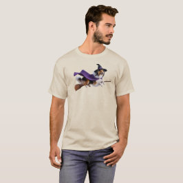 Camiseta de Bruxa Collie Engraçada