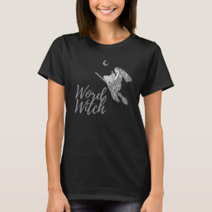 Camiseta de Bruxa do Word - Design 2 (Preto)