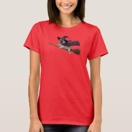 Camiseta de Bruxa Pug Fofa