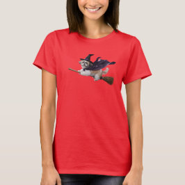 Camiseta de Bruxa Shih Tzu Fofa