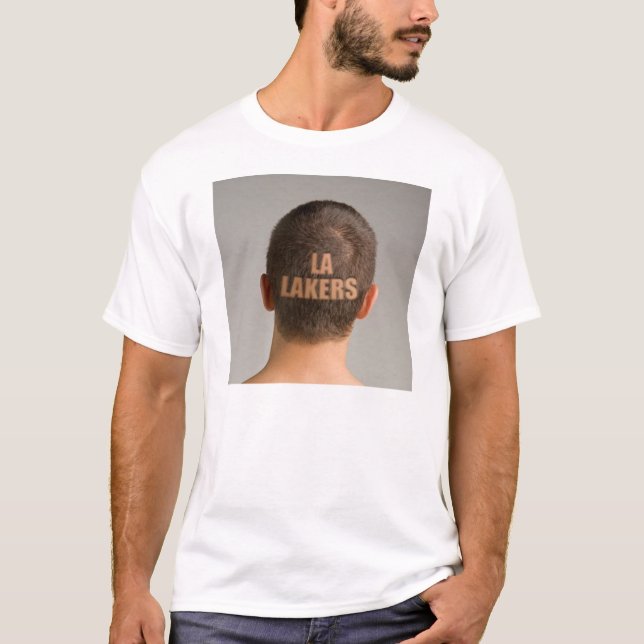 Camiseta de cabeça raspada corte de cabelo esporti (Frente)