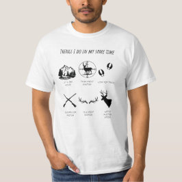 Camiseta de caça de homens