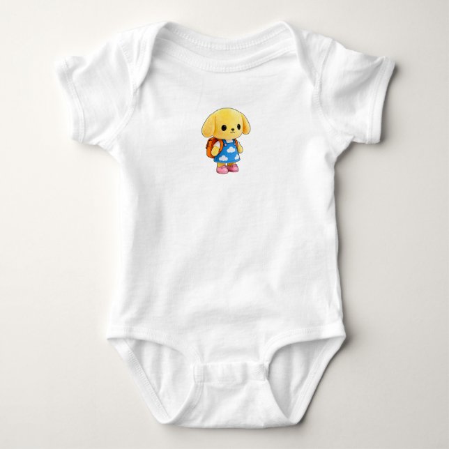 Camiseta de Cachorrinho Adorável (Frente)