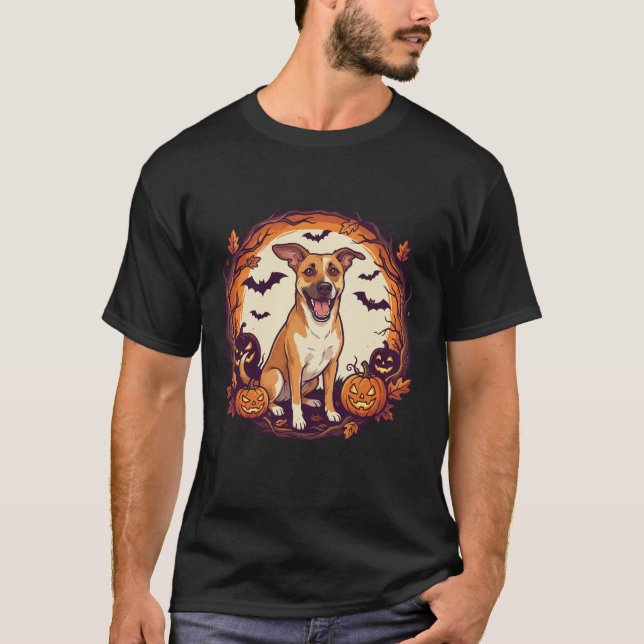 Camiseta de cachorro assustador (Frente)