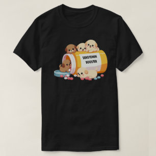 Camiseta de Cachorro Aumentador de Serotonina, Aum